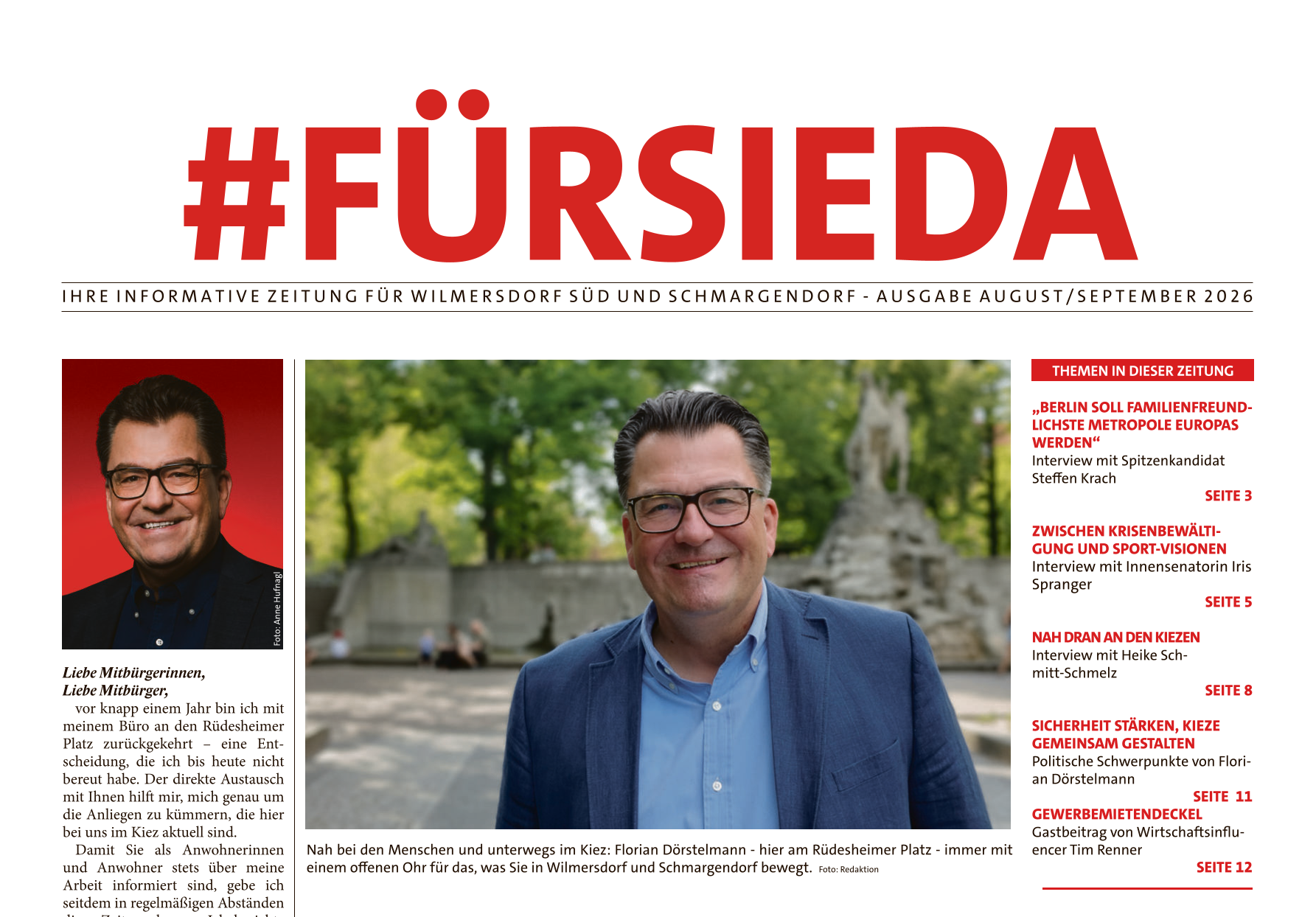 Die neue Ausgabe der #FürSieDa ist für Sie da!